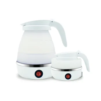 

Silicone Folding Electric Kettle Kitchen Appliances High Temperature Rapid Heating Household Stainless Steel Electric Kettle