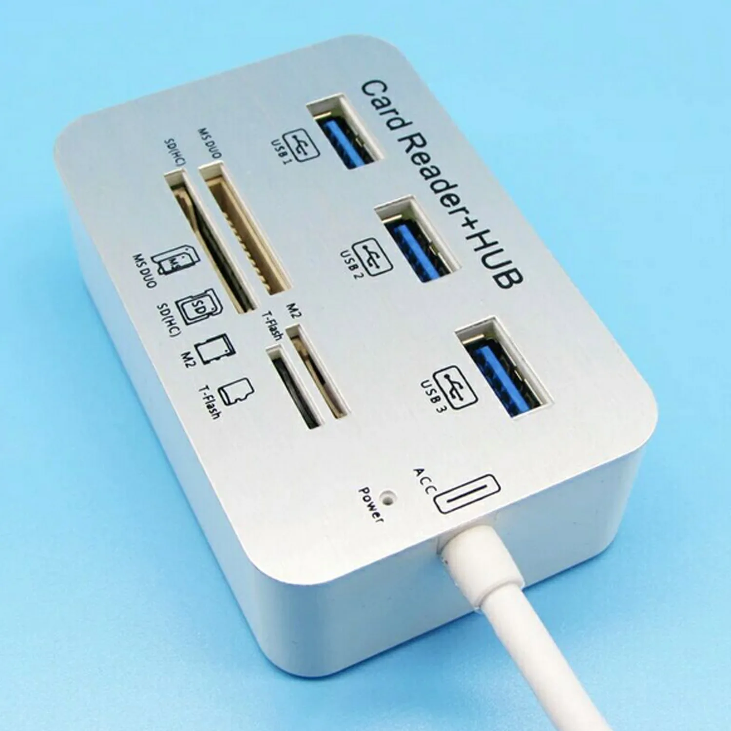 Elisona Многофункциональный 3 порта Micro USB разветвитель концентратор с 3 портами SD карт памяти ридер для ноутбука ПК Компьютерные аксессуары