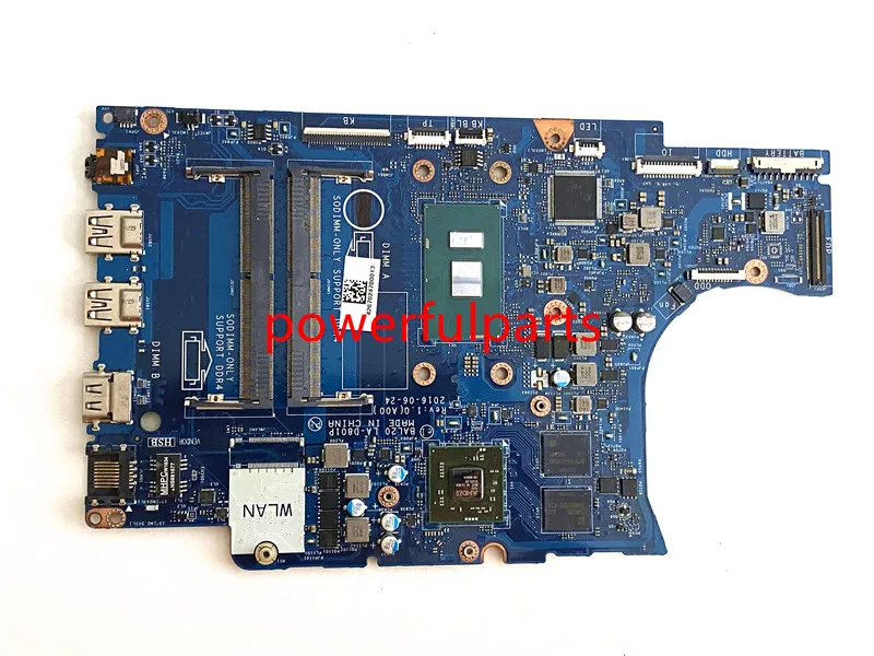 

Материнская плата для Dell Inspiron 15, 5567, 5767, 0KFWK9 02PVGT, задняя звезда 20 с графическим рисунком R7, M440, 4 Гб, работает хорошо