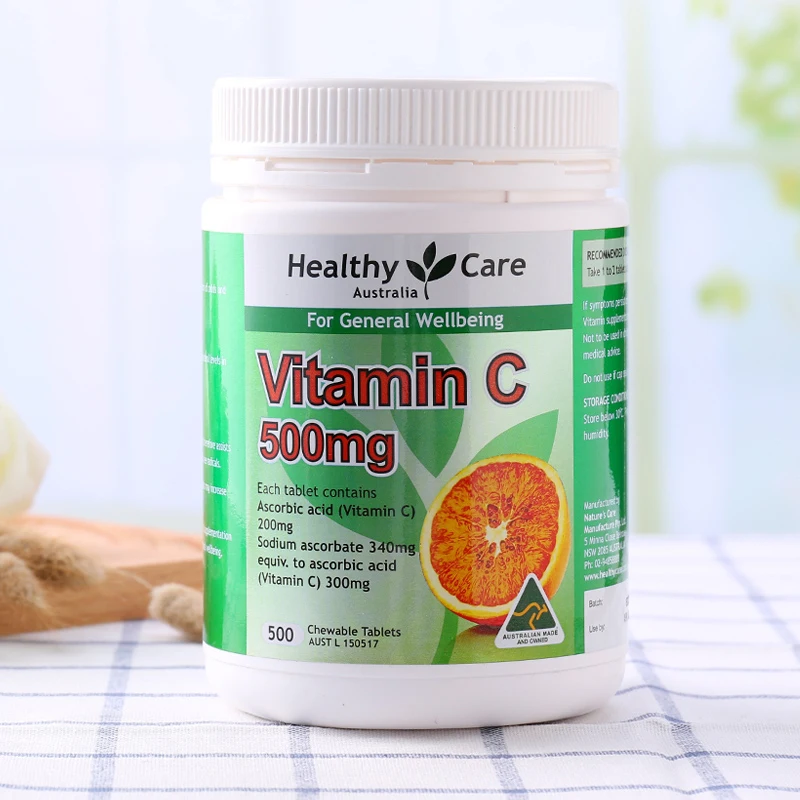 Healthy Care Vitamin C 500mg 500 Tablets  (8)