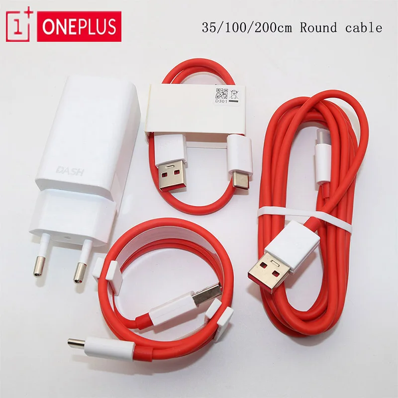 Oneplus Dash Зарядное устройство 5V4A для One plus 6 5/5 T/3/3T тире зарядный адаптер круглый Dash USB зарядка Тип C кабель