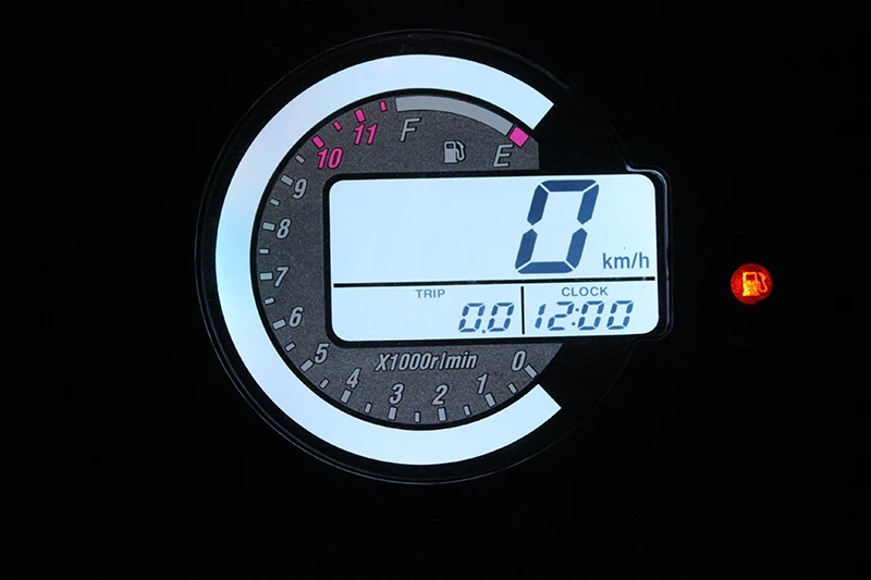 12500 об/мин мотоциклетный спидометр lcd MPH цифровой одометр 7 цветов подсветка мотоциклетный Спидометр Тахометр