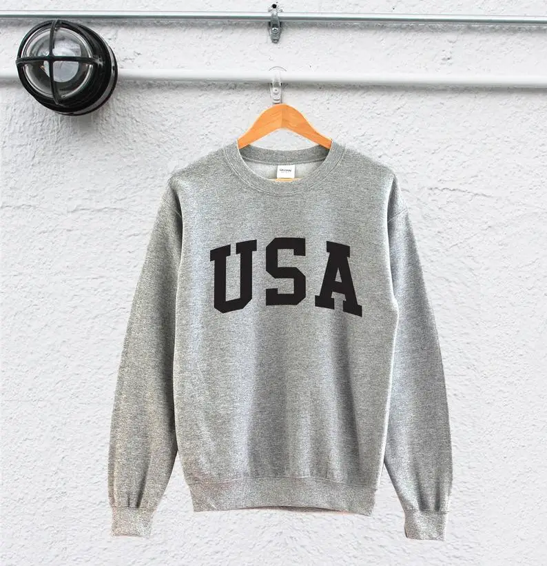 

Stay True New Arrival Spring Summer USA Sweatshirt America Jumper Long Sleeved Fashion Tumblr Outfit Christmas Gift Drop Ship