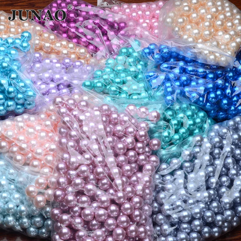 Wholesale fake pearl beads Of Various Colors And Sizes 