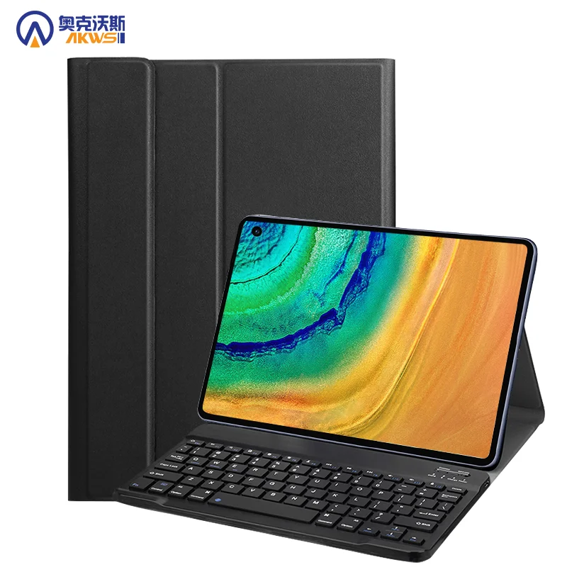 Чехол для беспроводной клавиатуры Huawei Matepad Pro 10 8 2019 планшет с Bluetooth кожаный чехол
