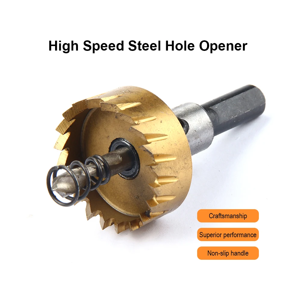 Jelbo 5 Pcs Carbide Tip HSS Drill Bit Saw Set Metal Wood Drilling Hole Cut Tool For Installing Locks 16/18.5/20/25/30mm Jelbo 5 Pcs Carbide Tip HSS Drill Bit Saw Set Metal Wood Drilling Hole Cut Tool For Installing Locks 16/18.5/20/25/30mm
