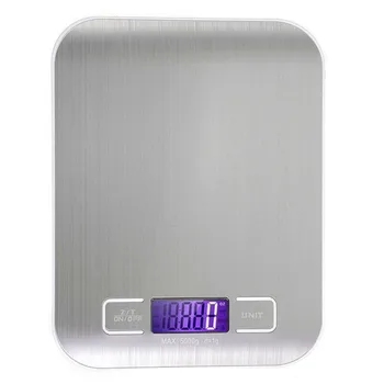 

5KG/10KG Household Kitchen Scale Electronic Food Scales Diet Scales Measuring Tool Slim LCD Digital Electronic Weighing Scale