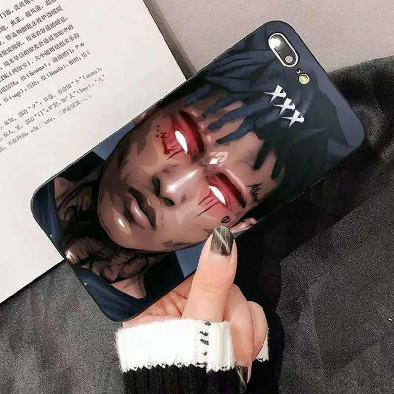 TOPLBPCS Rap Singer Xxxtentacion черный чехол для сотового телефона iPhone 8 7 6 6S Plus X 5S SE 2020 XR 11 12 pro XS