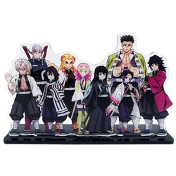 Figurine de dessin animé Demon Slayer Hashira Giyuu muipirou Shinob Kimetsu no Yaiba, support en acrylique, modèle de support de plaque, cadeaux de décoration 