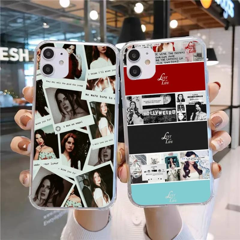 phone cases for iphone 8 Lana Del Rey Lust for Life Phone Case Transparent for iPhone 11 12 mini pro XS MAX 8 7 6 6S Plus X 5S SE 2020 XR iphone 8 plus leather case