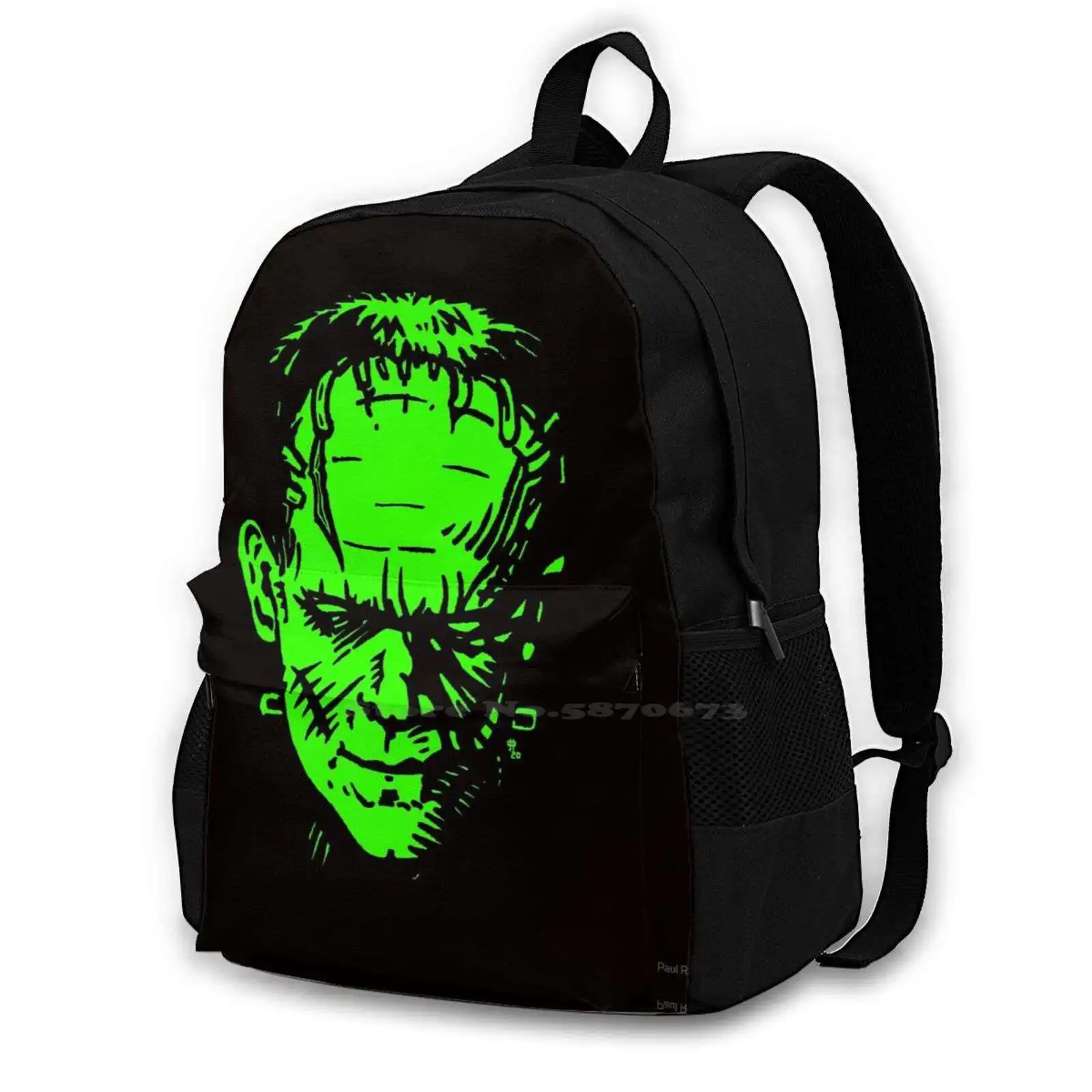 

Smells Like Teen Frankenstein 2 Fashion Travel Laptop School Backpack Bag Paulrafferty Thefrankensteinmonster