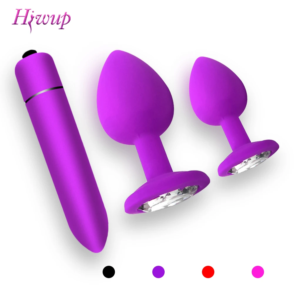 Beginner Silicone Anal Plug Butt Prostate Massager Gay Product Mini Erotic Bullet Vibrator Sex Toys for Women Men Adult 18 | Красота и