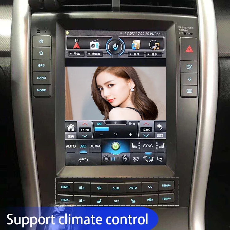 Android 8,1 ROM32GB Восьмиядерный для ford edge 2012- автомобильный Радио gps навигационный плеер радио мультимедиа