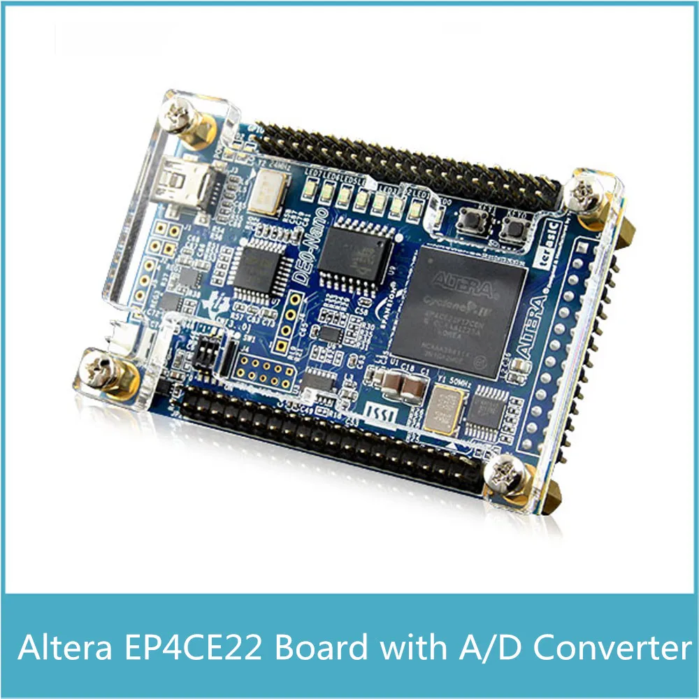 

Плата для разработки Altera Cyclone IV EP4CE22 FPGA, 8-канальная аналоговая плата SDRAM 32 Мб, с USB-бластером