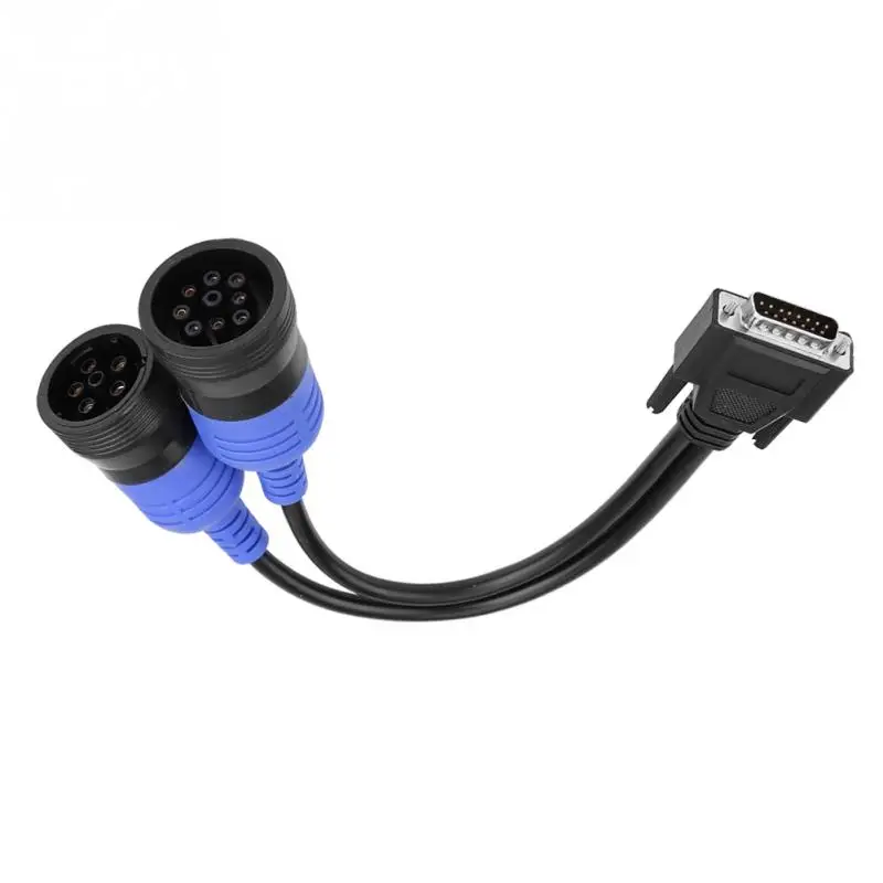 Грузовик диагностический интерфейс 6 Pin и 9 Pin адаптер для NEXIQ 125032 USB Link дизель