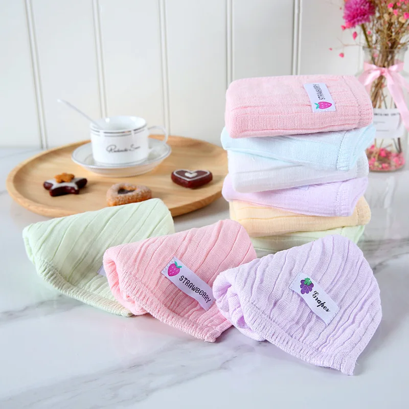  Cotton Cloth Soft Small Square Towel Comfortable Water-Absorbing Children Face Towel Kindergarten H