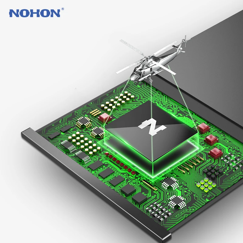 NOHON  е ο ü º ͸, 9.7 ġ ͸, A1664 A1673 A1674 A1675, 7306mAh 100% 0 Ŭ, ǰ