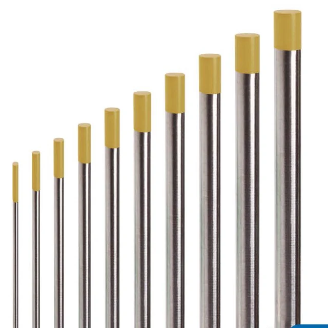 Professional Tig Tungsten electrodes welding rod WT20 WC20 WL15 WL20 WP WZR8 WS20 gold electrodes for TIG ARC welding machine WL15(Gold)