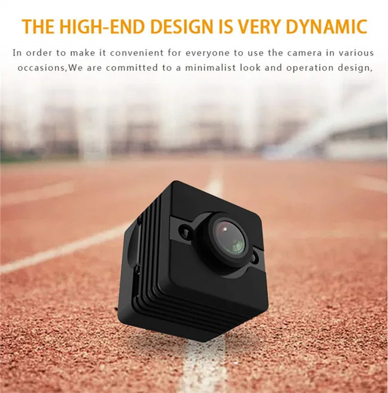 SQ12 мини камера Инфракрасный датчик ночного видения Видеокамера движения DVR HD 1080P микро DV камера водонепроницаемый широкоугольный объектив видеокамера