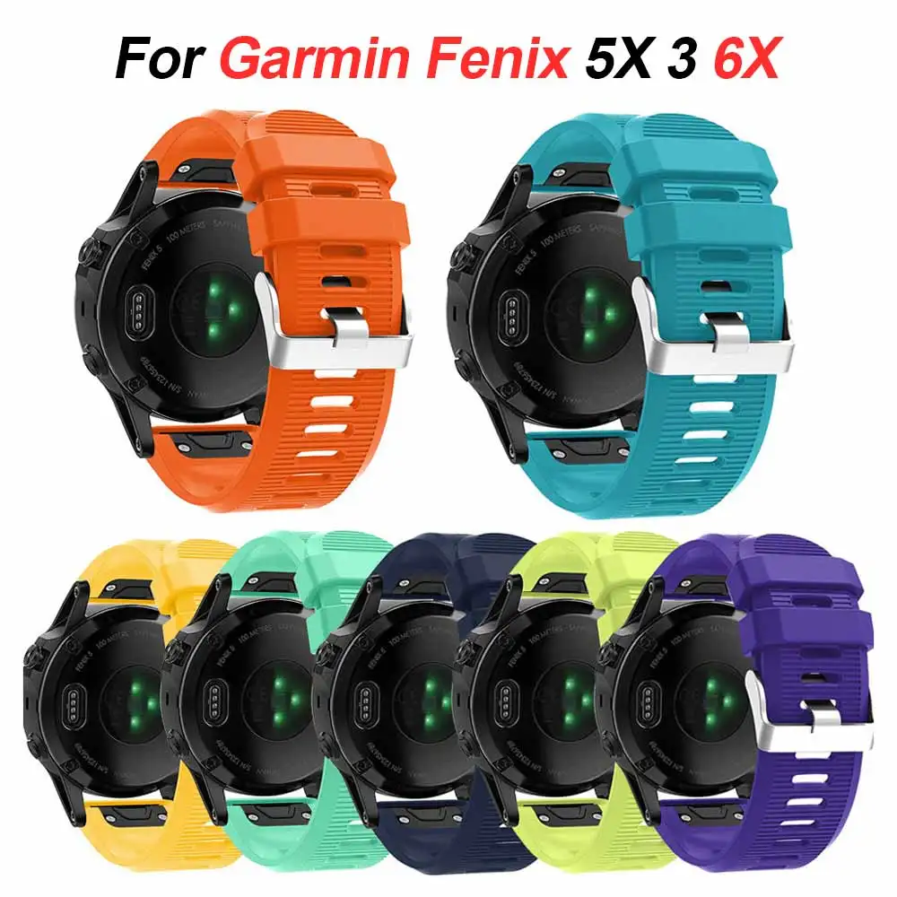 Быстро и легко подходит 26 мм/22 мм/20 мм Ремешки для наручных gps-часов Garmin Fenix 5x, 5, 5S плюс 3 3HR Forerunner 935 S60 ремешок смарт-ремешок для наручных часов