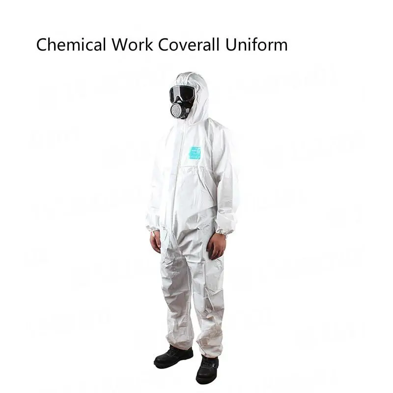 Костюм для защиты от химических веществ на капюшоне дышащая рабочая одежда