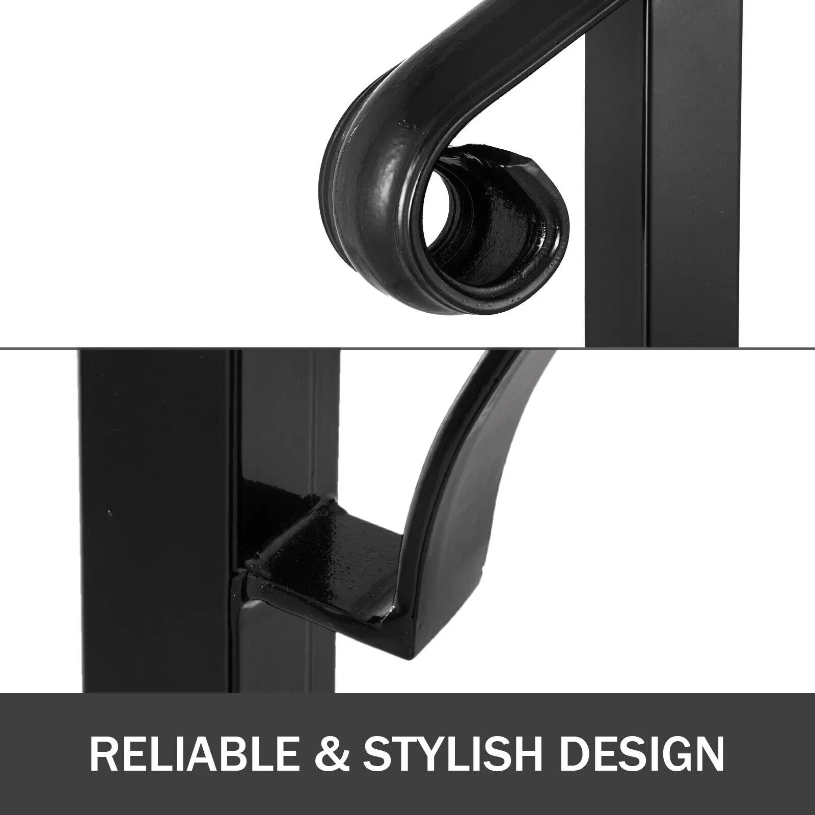 Arco Decorativo A S In Ferro Battuto 12x12mm - Per Ringhiere, Recinzioni, Cancelli - 300x100mm - Foto 3