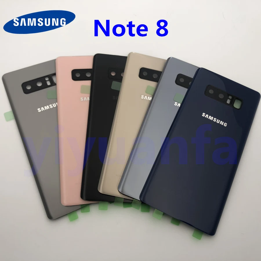 Заднее стекло для Samsung Galaxy Note 8 N950 N950F N9500 SM задняя крышка аккумулятора замена