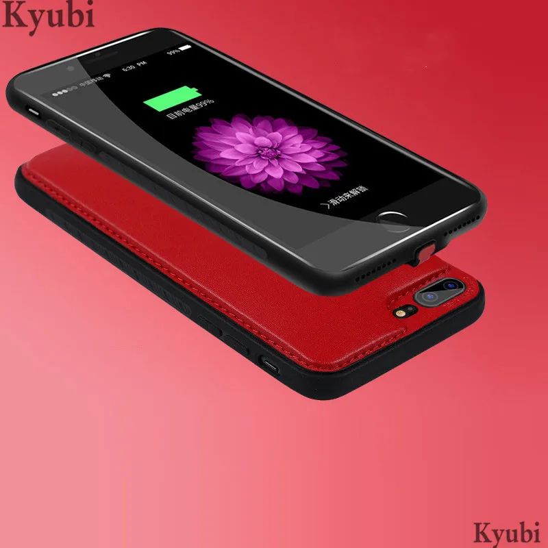 3600 мАч Внешнее Беспроводное зарядное устройство для iphone 6 6s 7 8 x xs портативное зарядное устройство для iphone 6 6s 7 8 x xs роскошный 2 в 1