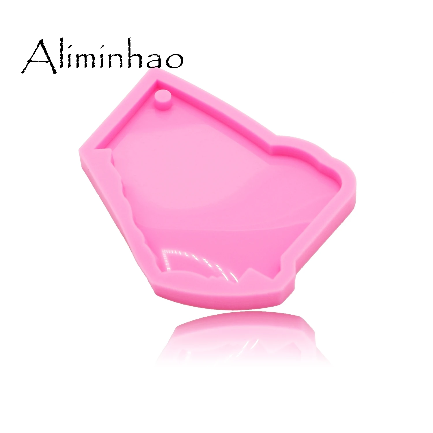 DY0216 Shiny Georgia state shape silicone molds DIY epoxy resin molds for jewelry Decorative Craft Mold wholesale