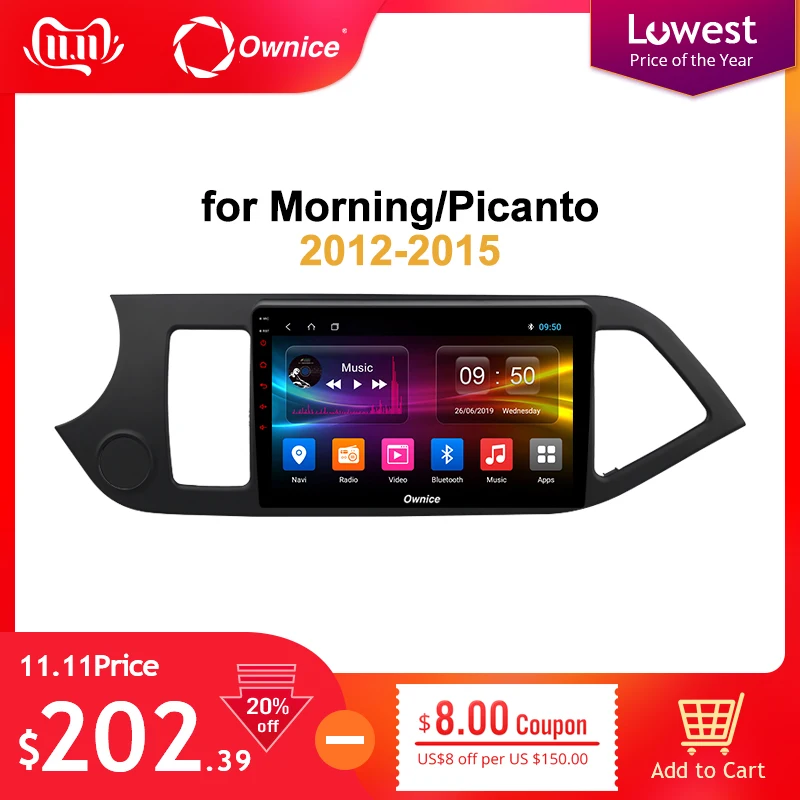 Discount Ownice Android9.0 Octa Core Car DVD Player GPS Navi Stereo for KIA PICANTO MORNING 2012 2013 2014 2015 k3 k5 k6 4G LTE DSP SPDIF 0 Discount Ownice Android9.0 Octa Core Car DVD Player GPS Navi Stereo for KIA PICANTO MORNING 2012 2013 2014 2015 k3 k5 k6 4G LTE DSP SPDIF 0