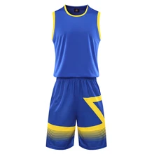 Для мужчин Баскетбол форменная одежда возврат пустые Баскетбол в колледже костюм Спортивная футболка спортивный комплект из двух предметов комплект одежды Настройка печати