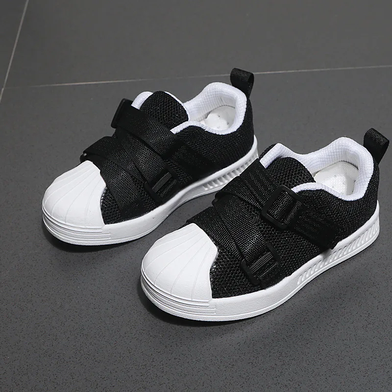 New 2020 Children's Flats Casual Shoes Spring Summer Breathable Kids Mary Janes Shoes Hook&loop Loafers Toddler Girls Flats