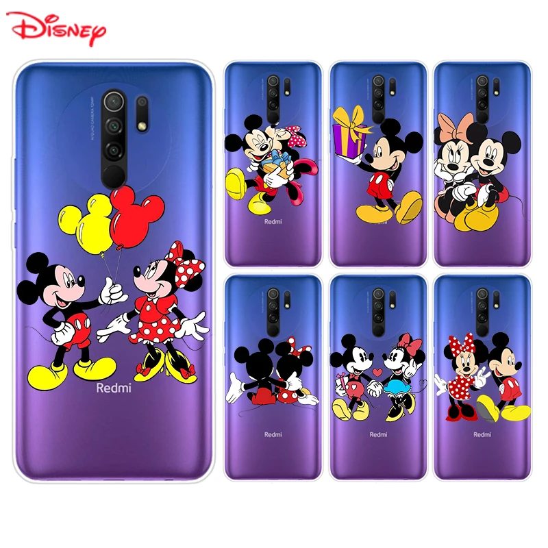 Силиконовый чехол с Микки и Минни для Xiaomi Redmi 9T 9 9C 9A 9AT 9i 8 8A 7 6 Pro 7A 6A 5 5A 4X Plus телефона