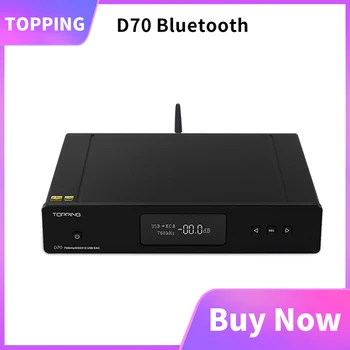 

TOPPING D70 dac usb bluetooth dac AK4497 xmos XU208 DSD512 Native 32Bit/768kHz with Remote Control