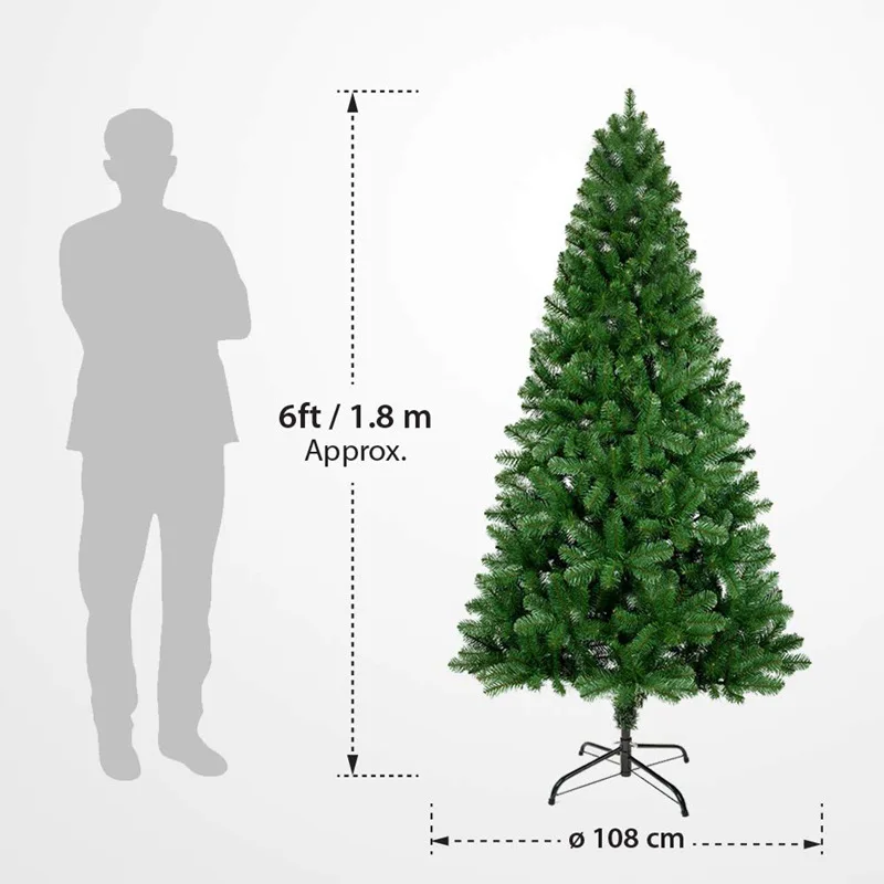 

Christmas Tree 2019 New Style Encryption 1.5m 1.8 M 2.1 m pvc Decorative Christmas Tree