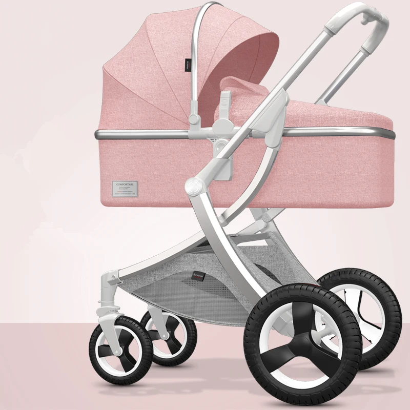 pink prams in