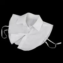 Поддельный Воротник Gleader Женская Съемная Половина Рубашка блузка воротник белый