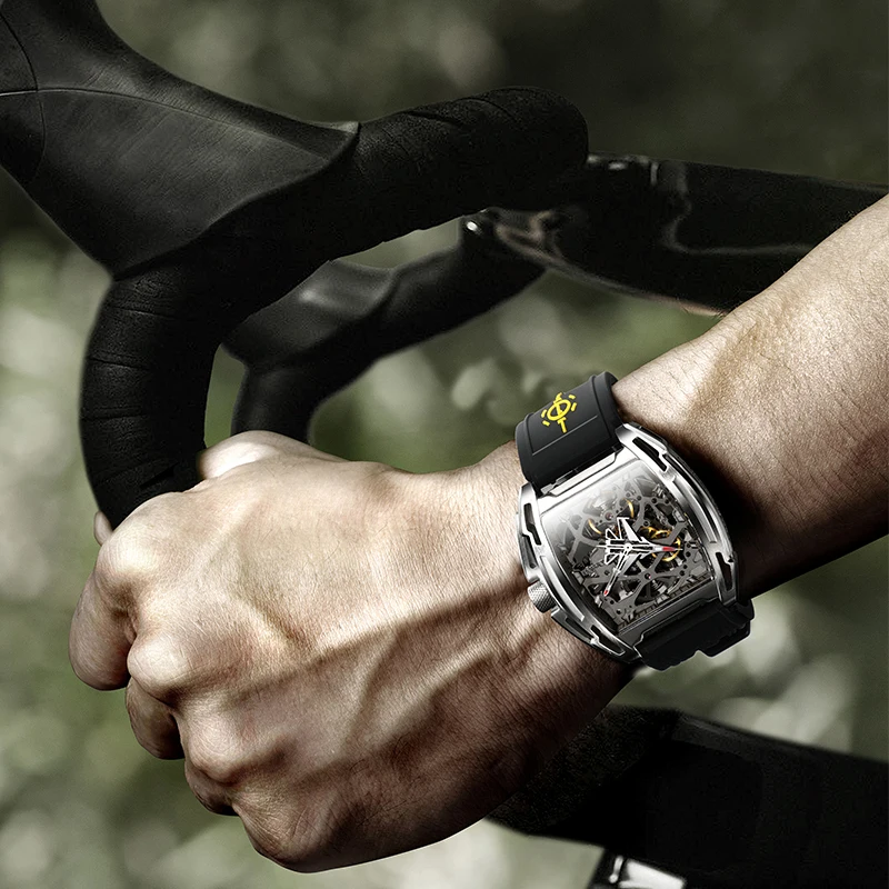 CIGA Design Z Series Personnalised Custom Waterproof Luminous Silicone Strap Mechanical Automatic Mens Watch
