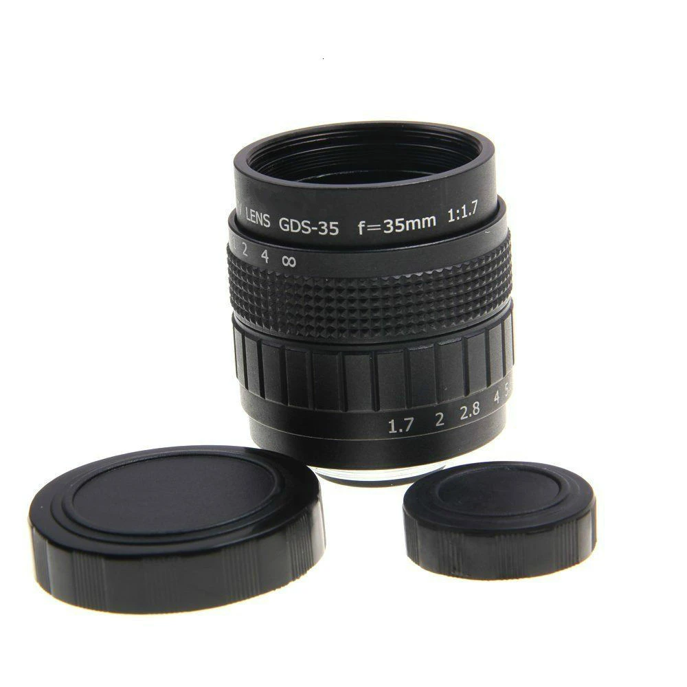 GloryStar 35 мм F1.7 CCTV фильм объектив+ C крепление для Canon EOS M M2 M3 M5 M6 M10 беззеркальная камера