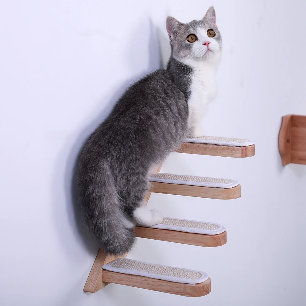 Stairs, Staircase Wall for Cats, Pet Furniture, Kitten Jumping Board