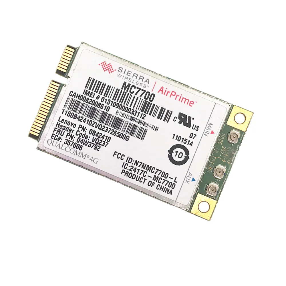 Разблокированный MC7700 Сьерра-Беспроводной GOBI4000 LTE 3g 4G для thinkpad T430 T430S X230 T530 FRU 04w3792