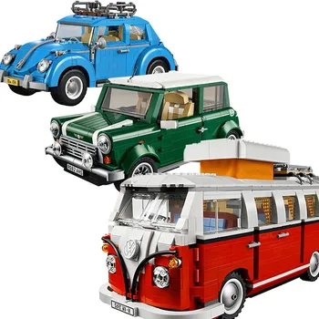 

10220 10252 10242 Mini Cooper Car Bricks Lepining Creator Model Building Blocks Boys Girls Birthday Gifts Kids Toys For Children