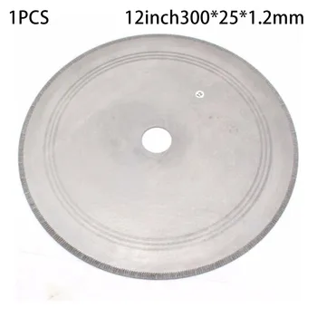 

Glass Saw Blade 12\" Super Thin Diamond Lapidary Cutting Disc For Jewelry