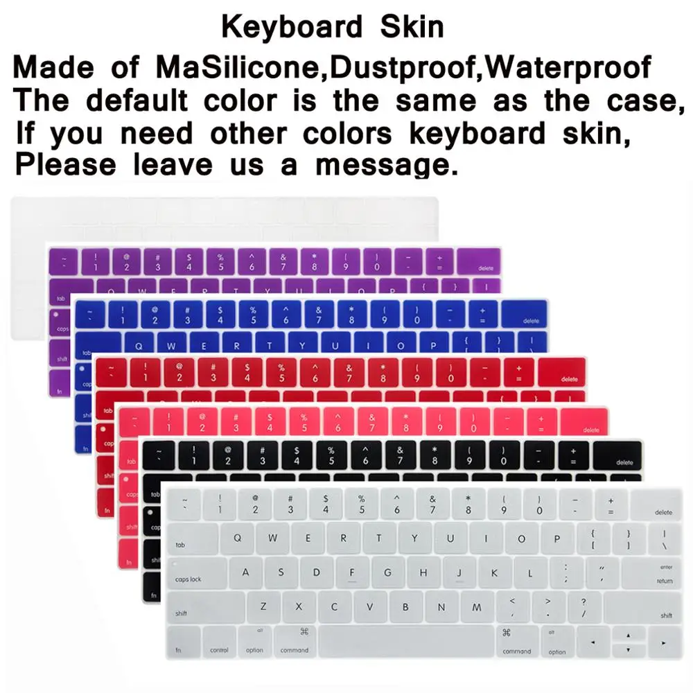 Для MacBook Pro 1" дюймов A1707 A1990 Версия США Кристальный чехол для клавиатуры