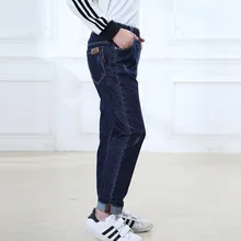 Горячая Распродажа, универсальные ковбойские брюки для мальчиков на весну и осень высококачественные детские брюки 8801