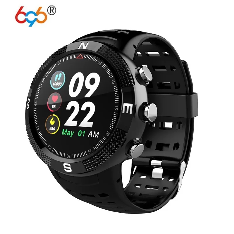 

F18 GPS Positioning Fully Touch Color Screen Smart Bracelet Variety Sports Mode Switching Profession Triple Protection Smart Wat