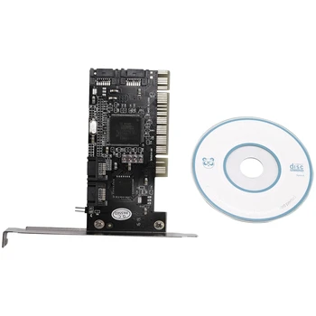 

3114 Array Card SATA Expansion Card 4-Port Expansion PCI to SATA Conversion Card