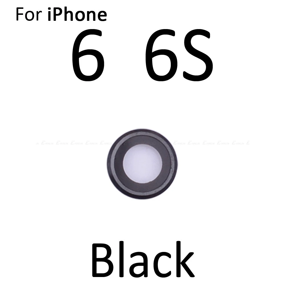 Высокое качество задняя камера Стекло Крышка объектива Уплотнение Кронштейн кольцо Рамка держатель для iPhone 4 4S 5 5S SE 5C 6 6S Plus