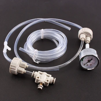 

CO2 Generator Aquarium CO2 System Tube Valve Guage Bottle Cap Kit Fish Tank Live Plant DIY Air Diffuser Generator Tool Part Kit
