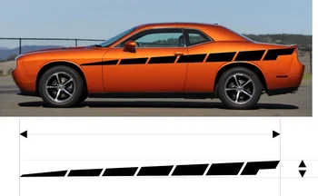 

For 2Pcs VINYL GRAPHICS DECAL STICKER CAR BOAT AUTO TRUCK 100" MT-54-V Car styling